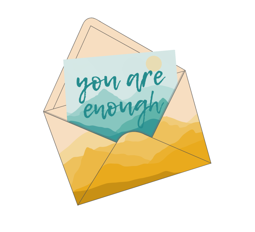 You are enough letter